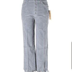 NWT REFORMATION Jesse Pant Cloud Blue Fray Hem